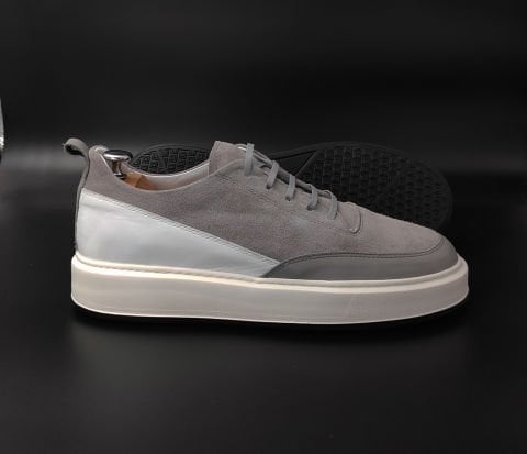 9546 GRİ SÜET ARAJMAN BOYU UZATAN AYAKKABI